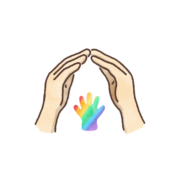 おてての家 ロゴ